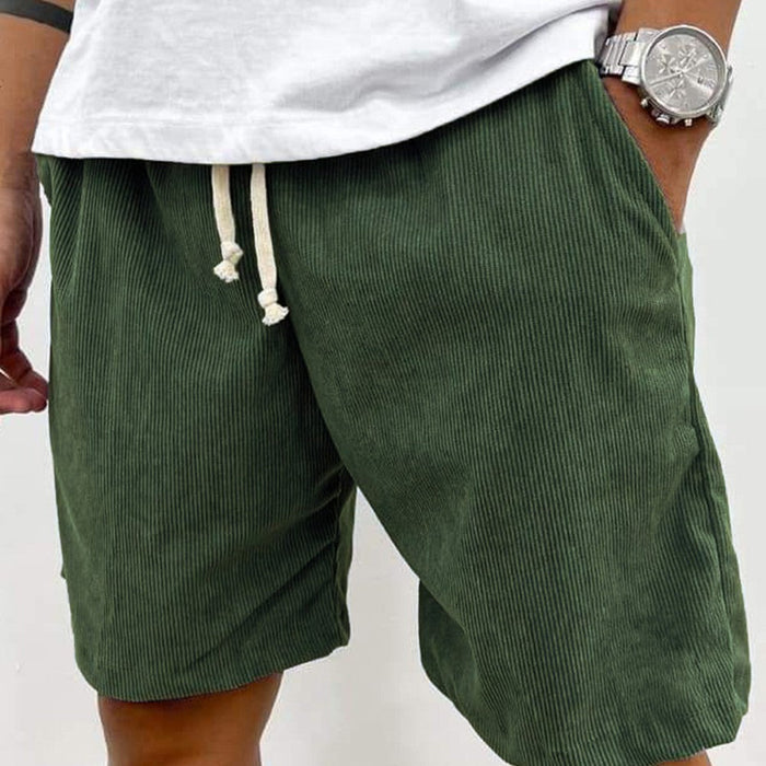 Soft Ribbed Corduroy Shorts