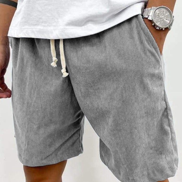 Soft Ribbed Corduroy Shorts
