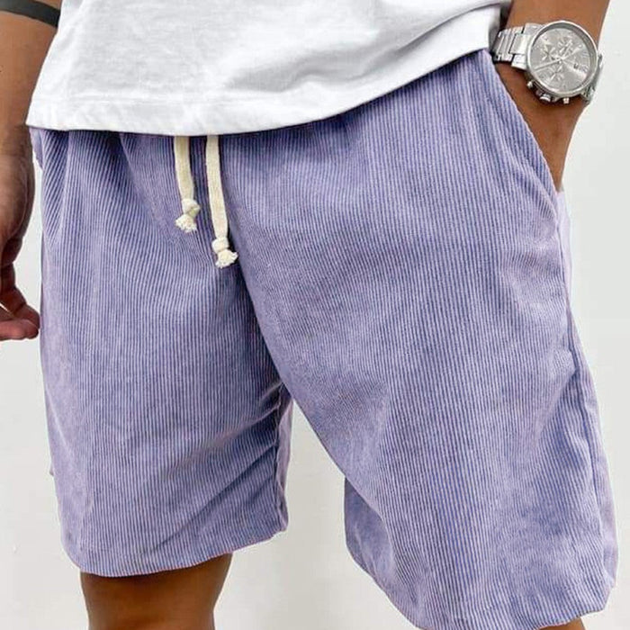 Soft Ribbed Corduroy Shorts