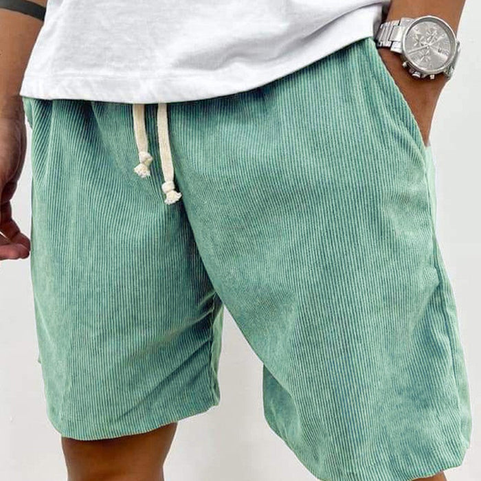 Soft Ribbed Corduroy Shorts