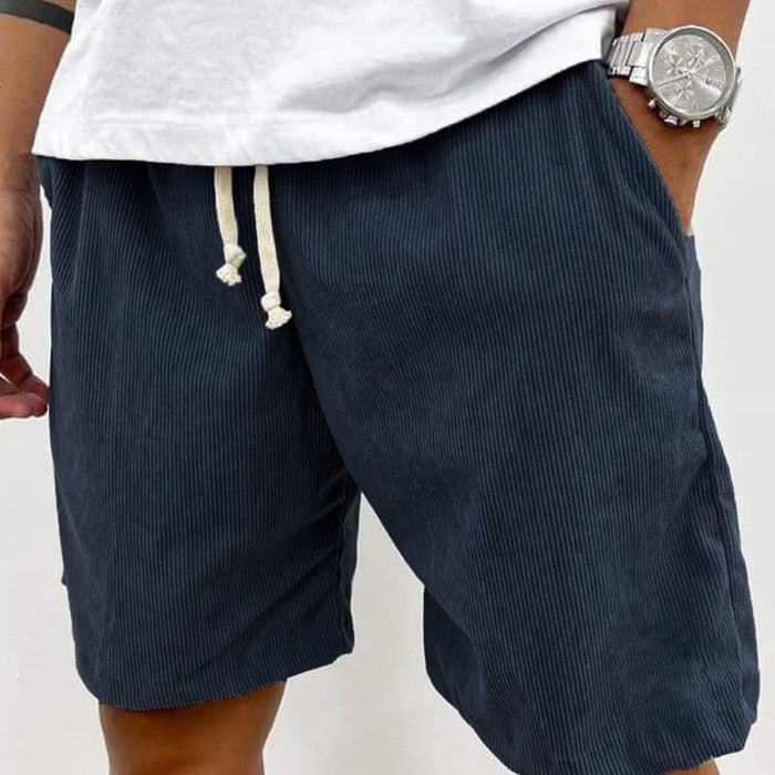 Soft Ribbed Corduroy Shorts