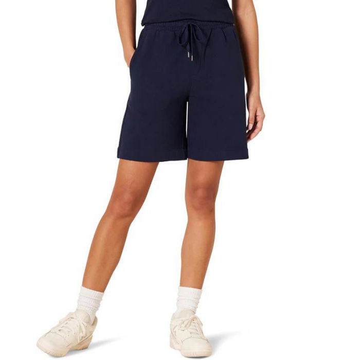 Woman High Rise Fleece Bermuda Shorts