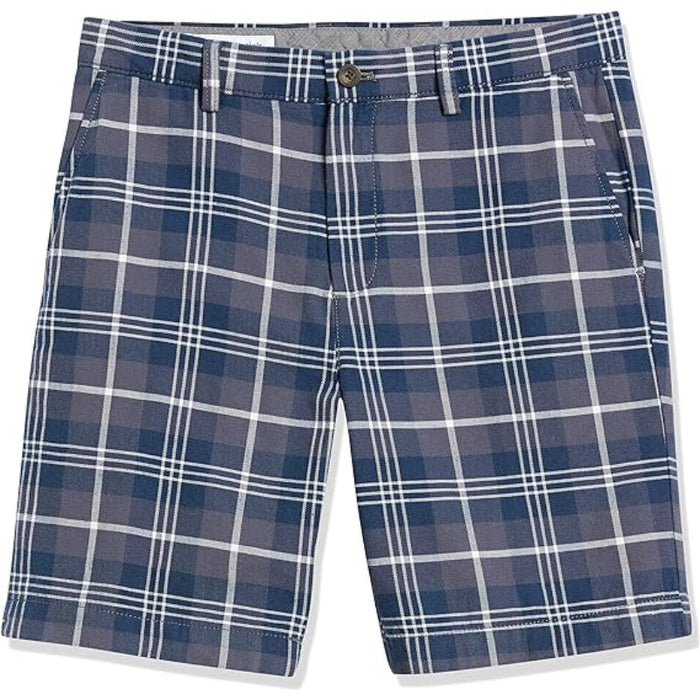 Chino Shorts With Zip Fly And Buttons