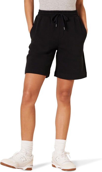 Woman High Rise Fleece Bermuda Shorts