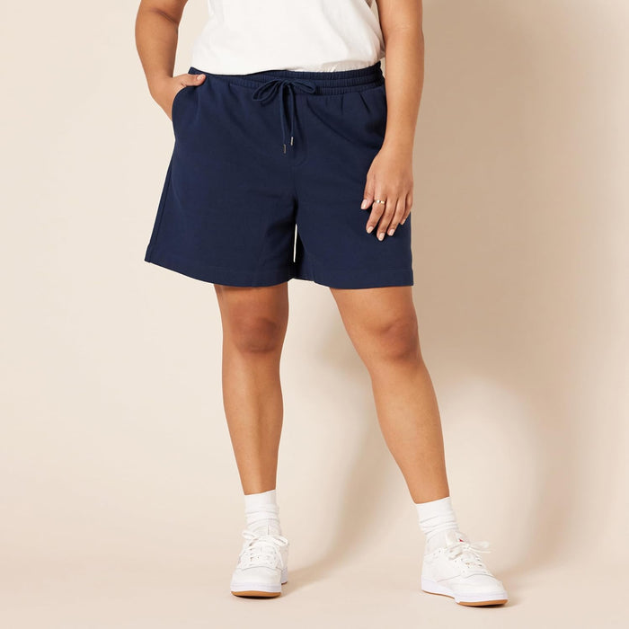 Woman High Rise Fleece Bermuda Shorts