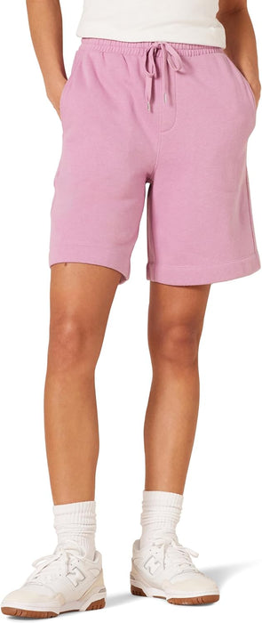 Woman High Rise Fleece Bermuda Shorts