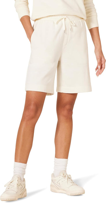 Woman High Rise Fleece Bermuda Shorts