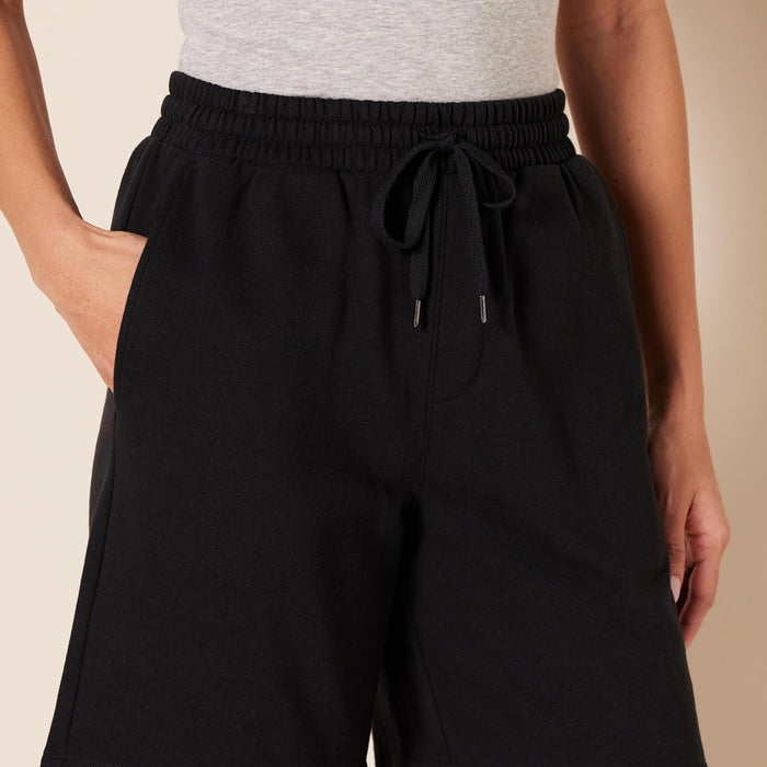 Woman High Rise Fleece Bermuda Shorts