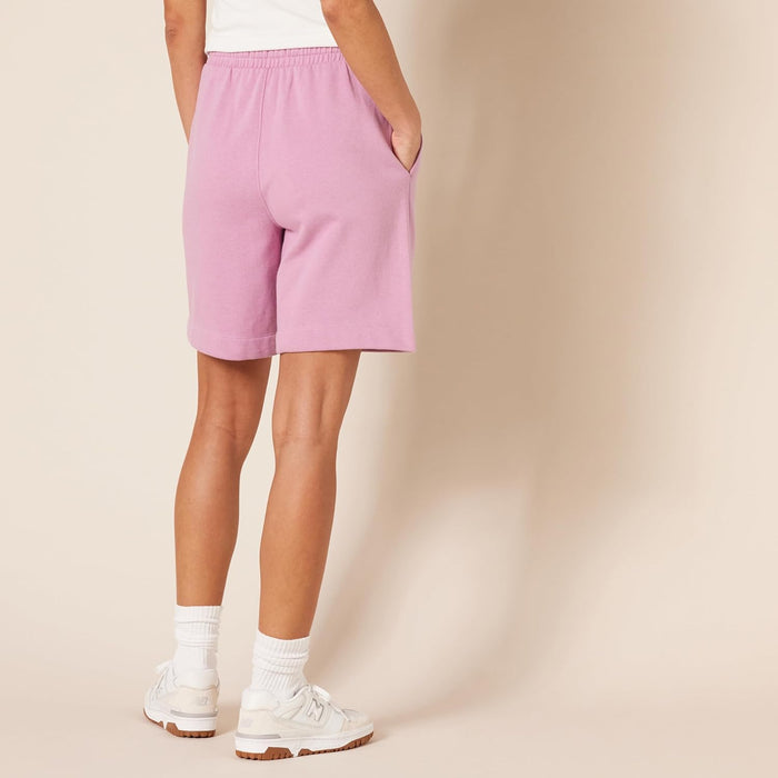 Woman High Rise Fleece Bermuda Shorts