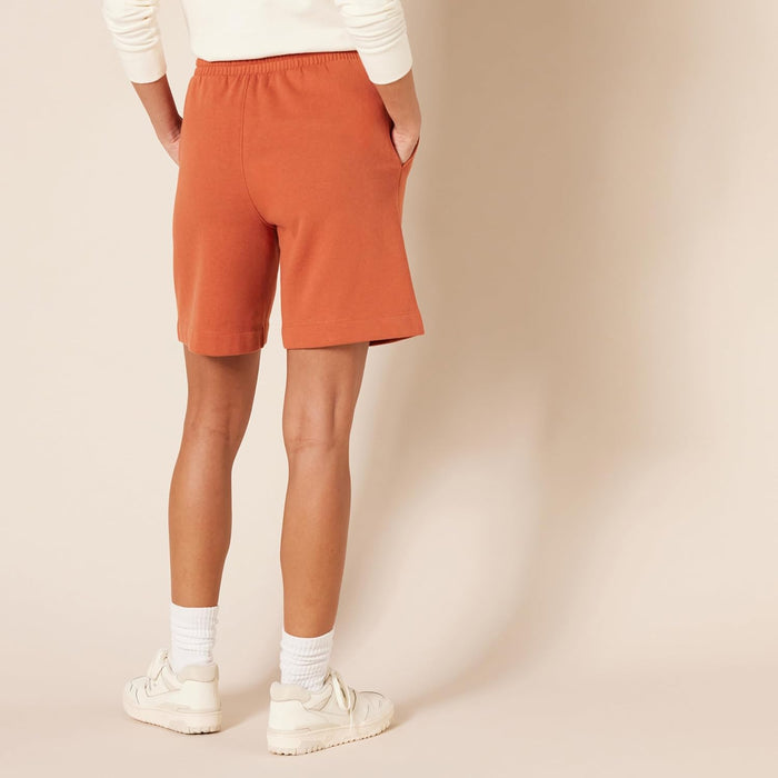 Woman High Rise Fleece Bermuda Shorts