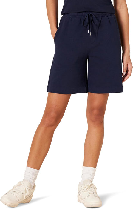 Woman High Rise Fleece Bermuda Shorts