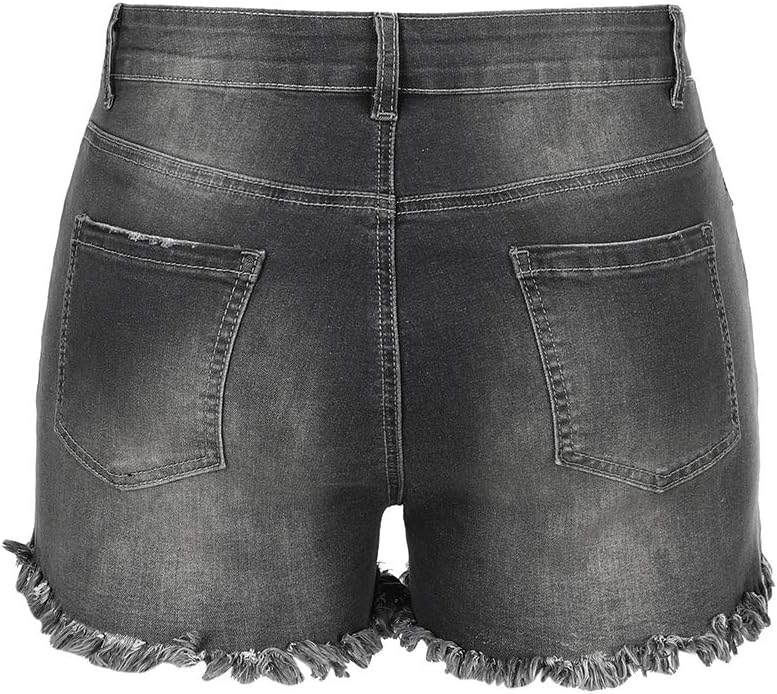 Woman Mid Rise Casual Jean Shorts