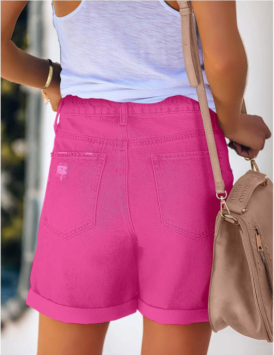 Woman Stylish Summer Jean Shorts