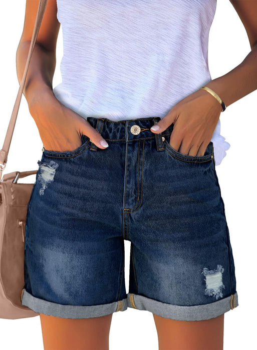 Woman Stylish Summer Jean Shorts