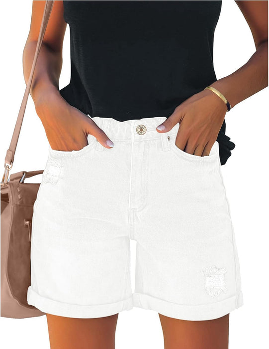 Woman Stylish Summer Jean Shorts