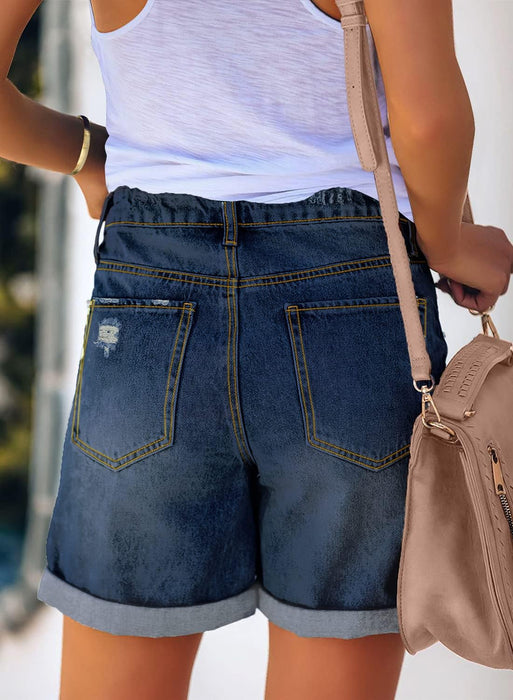 Woman Stylish Summer Jean Shorts