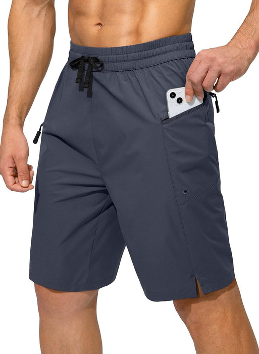 Zipper Pockets Beach Shorts