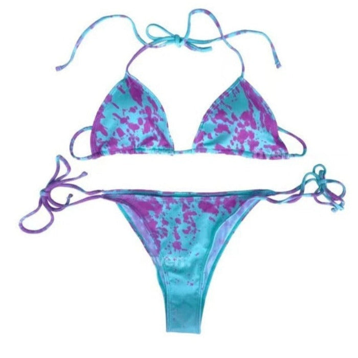 Purple Color Changing String Bikini